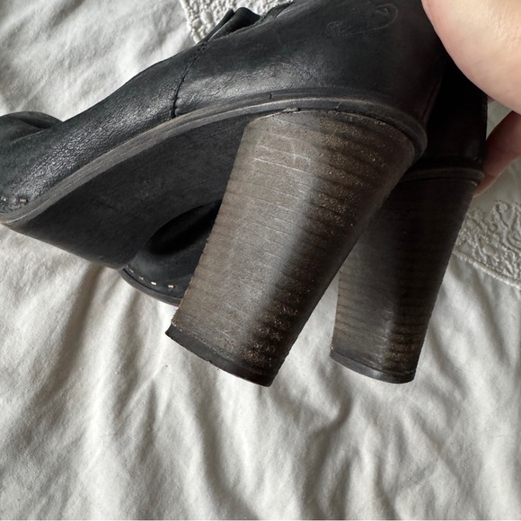 Felmini Distressed Leather Boots Made In Portugal - Picture 8 of 14